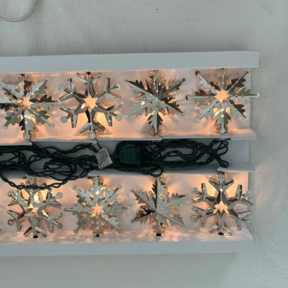 Snowflake String Lights Restoration Hardware 9 feet NEW IN BOX